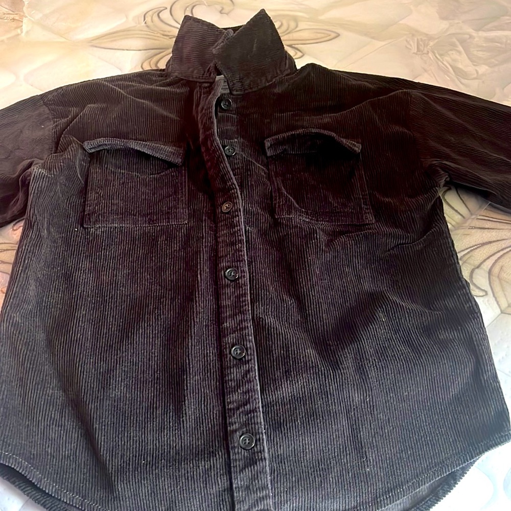 2 Brand New Gap Teen oversized Corduroy shirts